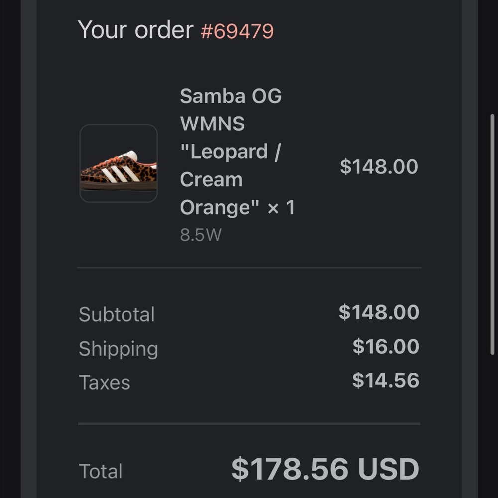 Adidas Samba OG WMNS Leopard Print Sneakers - Picture 9 of 10